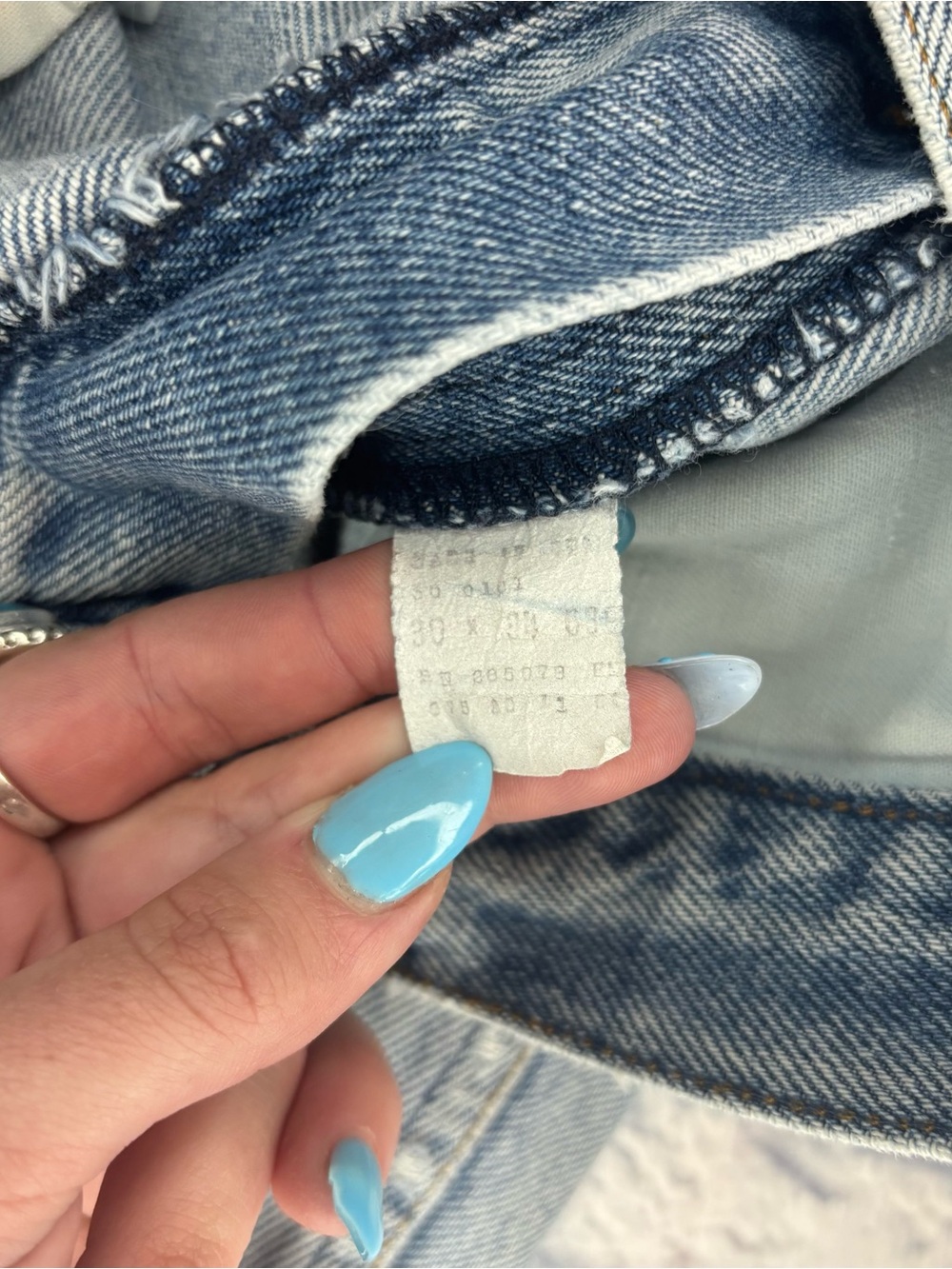 Vintage Womens Gap Jeans W 30. Light Wash, High Rise - Picture 4 of 6